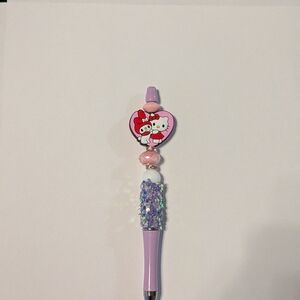 Purple Glitter Kids Pen